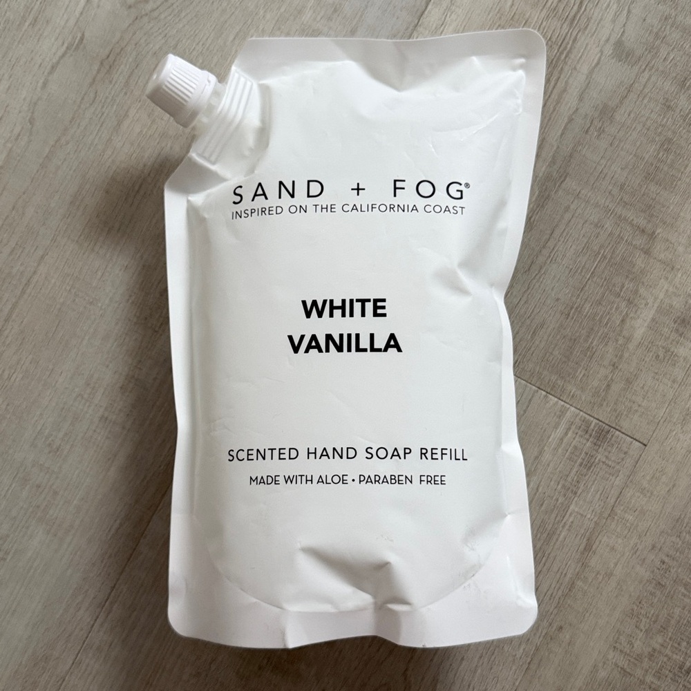 Sand + Fog White Vanilla 34 oz Liquid Hand Soap Refill Bag